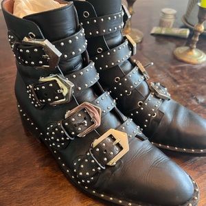 Givenchy studded leather boots